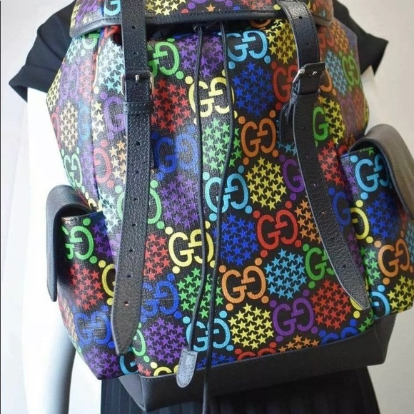 GUCCI GG Psychedelic Supreme Medium Backpack - Picture 12 of 12